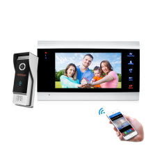 AHD de gama alta 7 &quot;monitor LCD ding dong bell door video sistema de intercomunicación de 4 cables